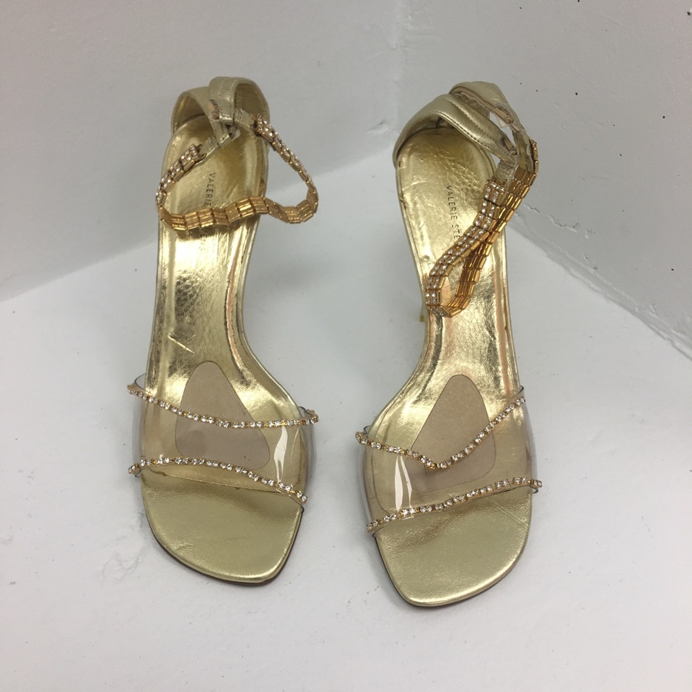 Valerie Stevens Diamond Studded Heels